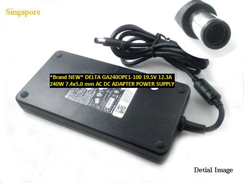 *Brand NEW* GA240OPE1-100 DELTA 19.5V 12.3A 240W 7.4x5.0 mm AC DC ADAPTER POWER SUPPLY